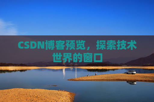 CSDN博客预览,探索技术世界的窗口 CSDN博客预览,探索技术世界的窗口